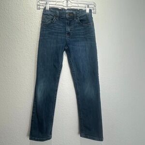 Wrangler Waldon Jeans Boys 10 Slim Blue Denim Classic Fit Straight Leg‎ Mid Rise
